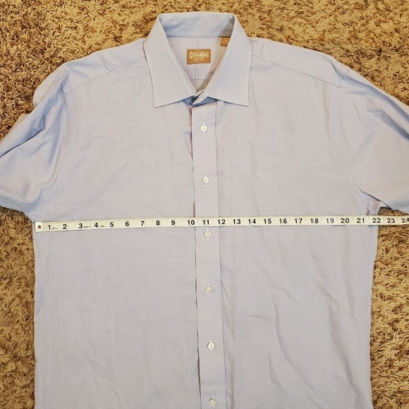 Gitman Bros Long Sleeve Button Down Light Blue Size 16.5-33 - Picture 6 of 8